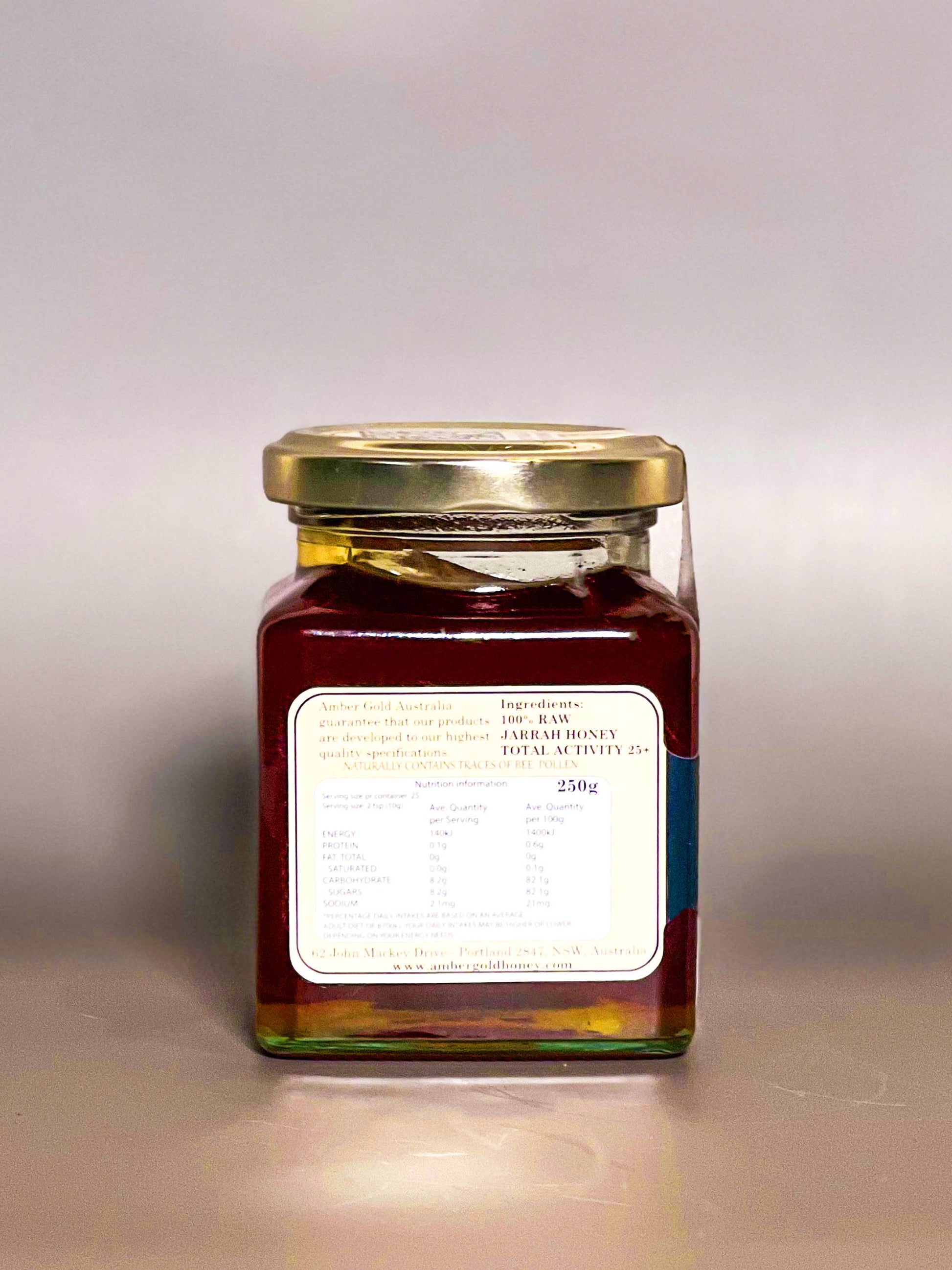 Jarrah Honey 250g - Amber Gold Honey