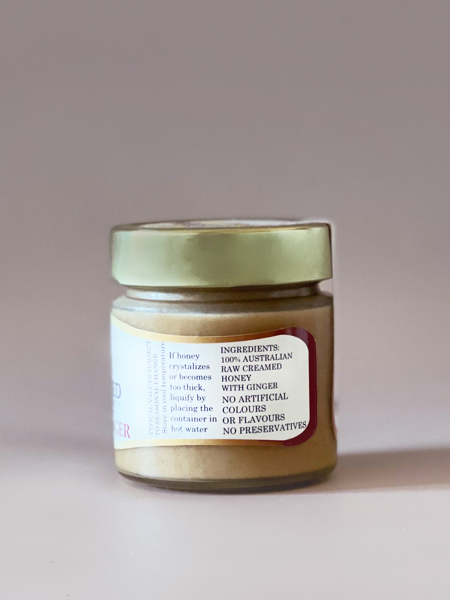 Creamed Honey with Ginger