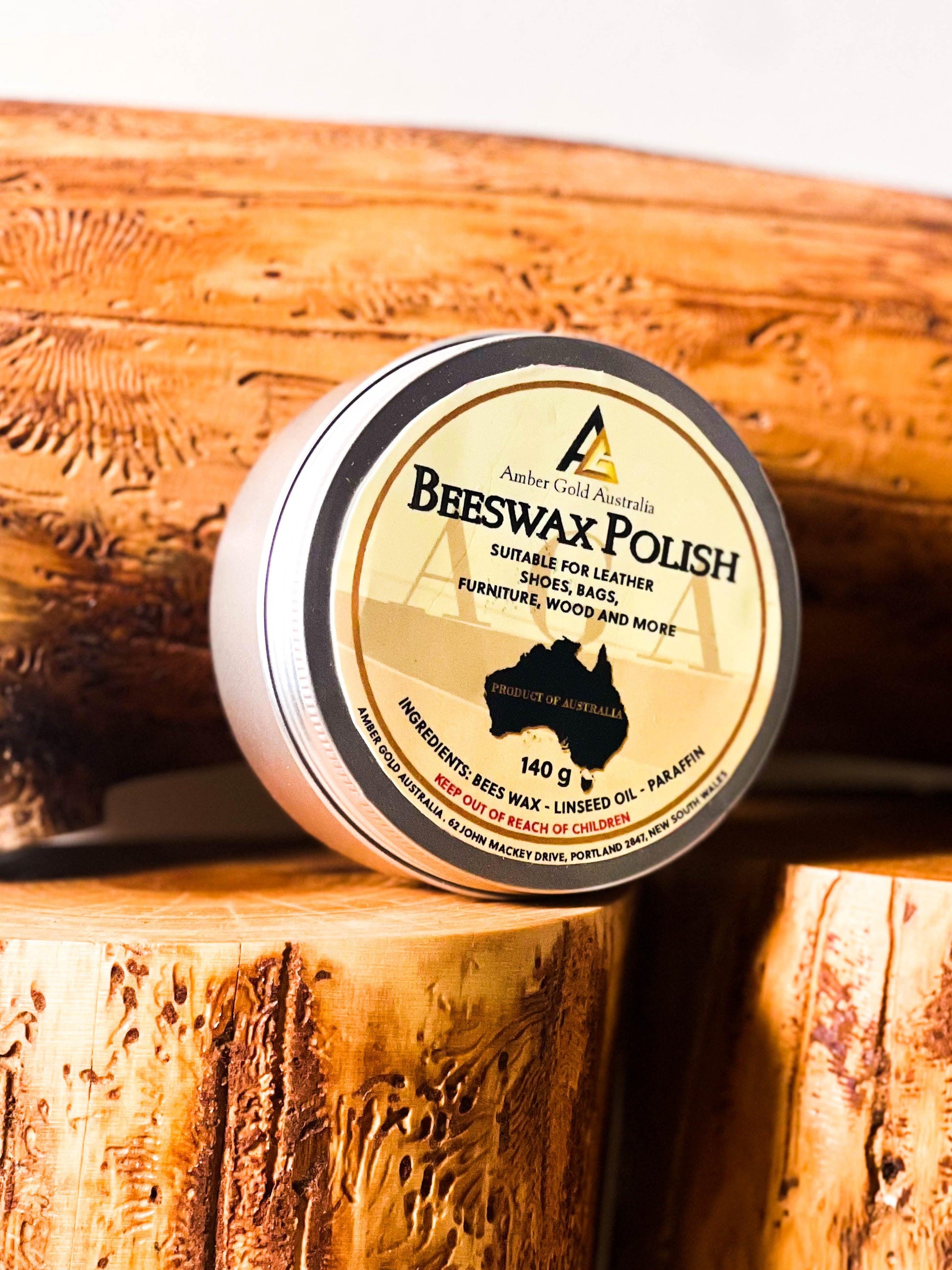 Beeswax Polish - Amber Gold Honey