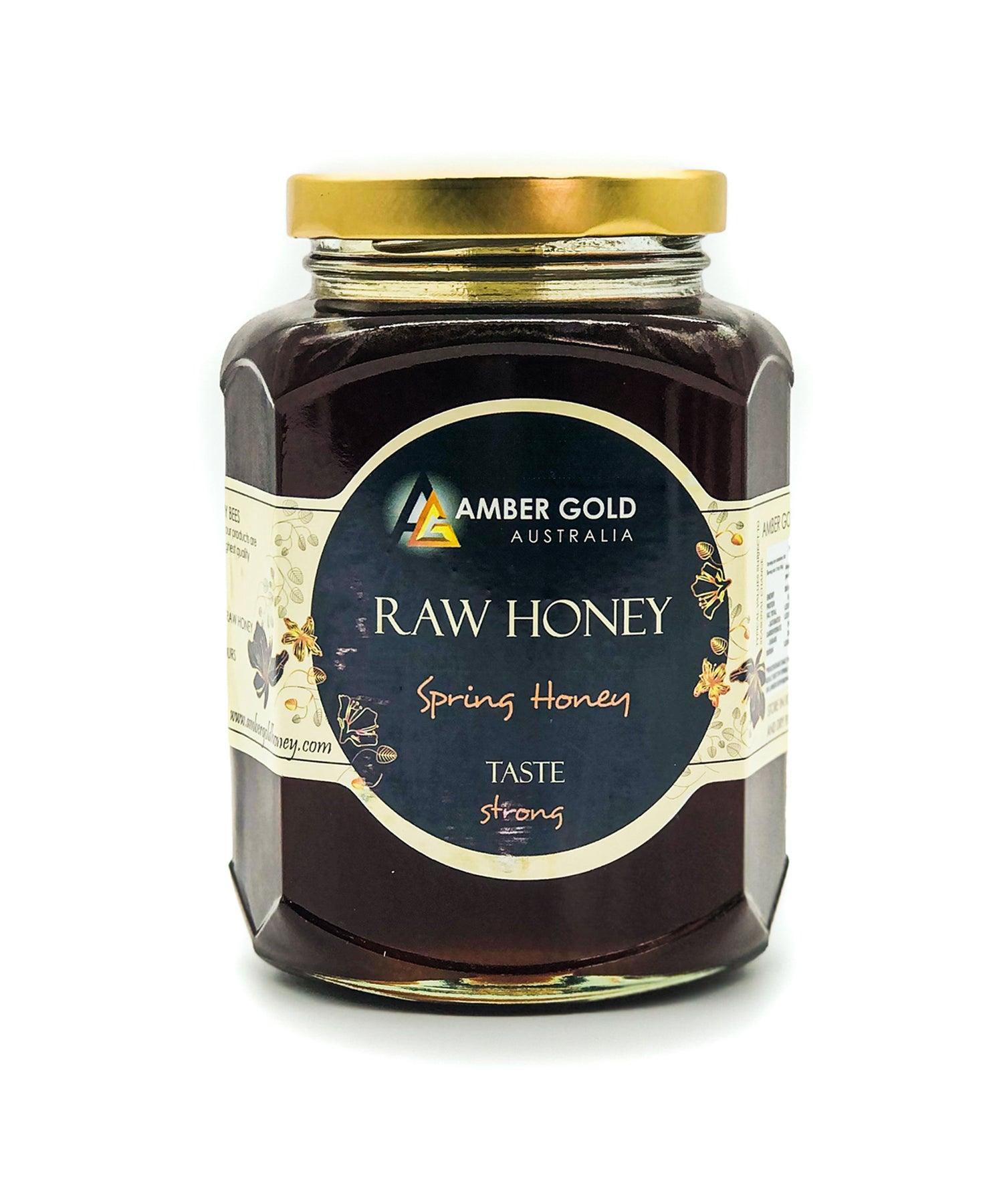 Black Spring Honey - Amber Gold Honey