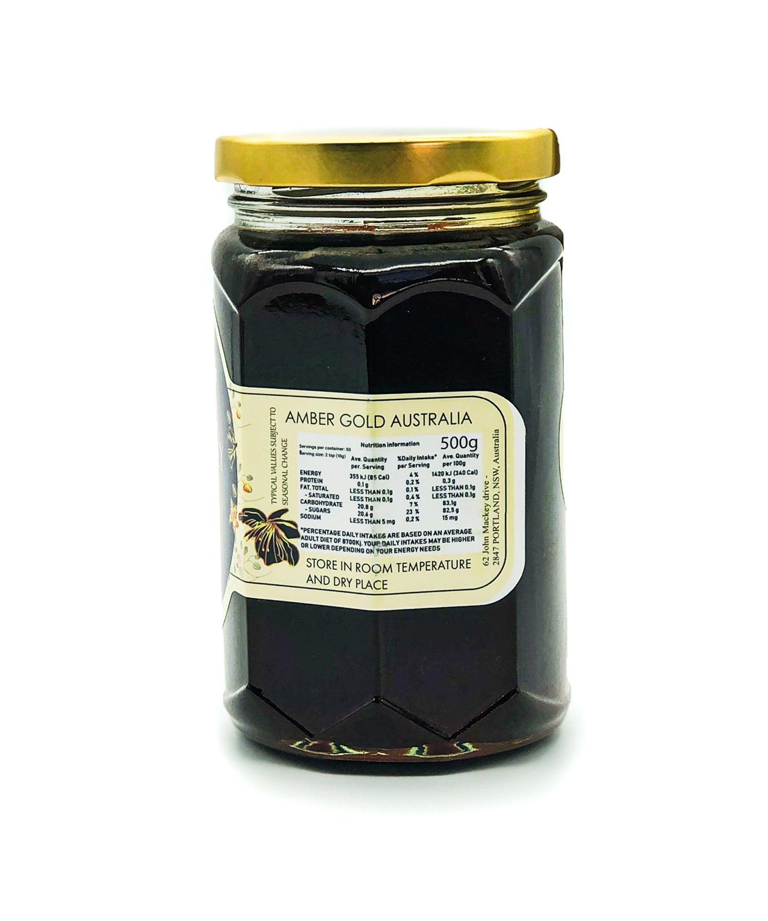 Black Spring Honey - Amber Gold Honey