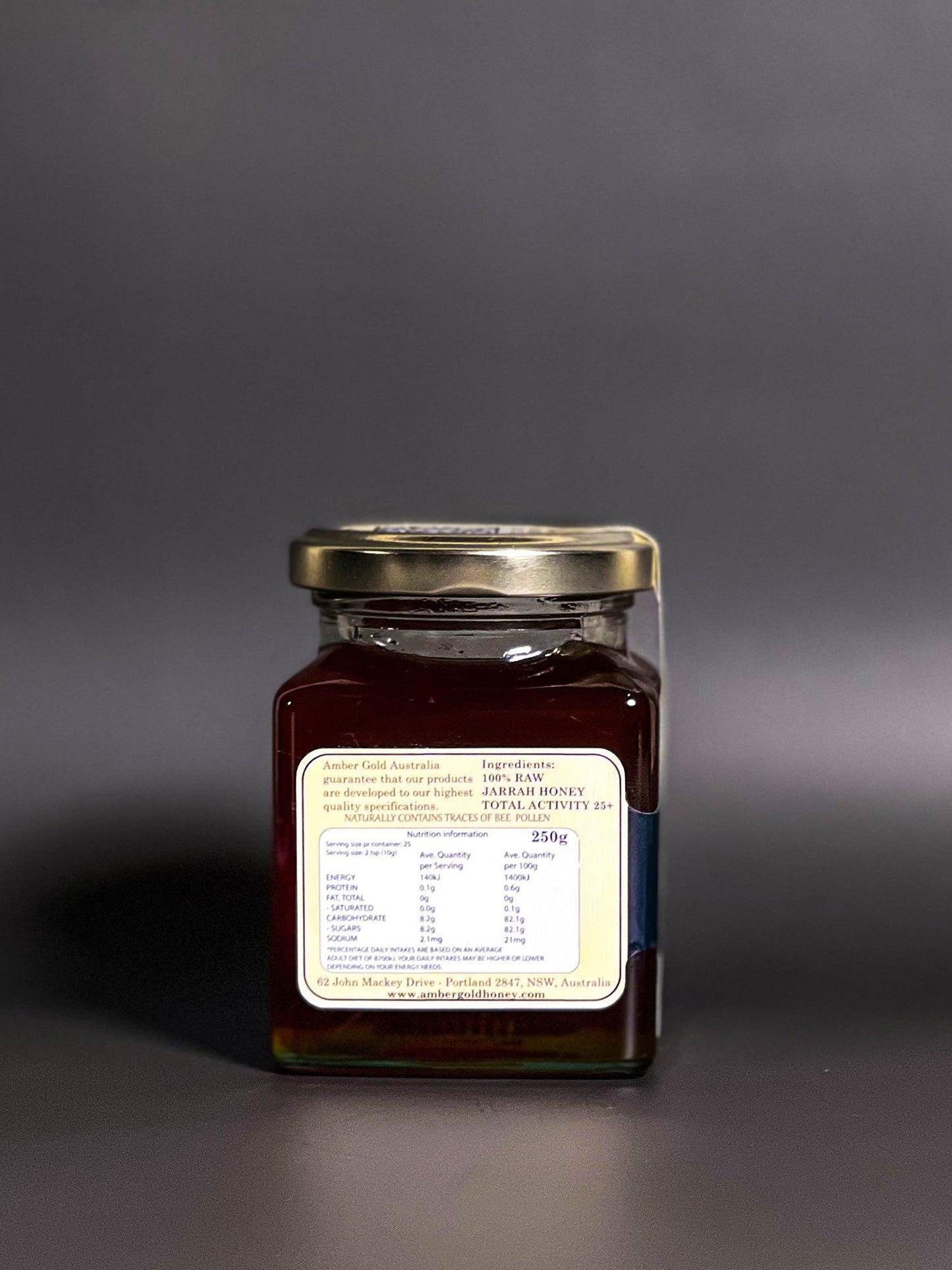 Jarrah Honey 250g - Amber Gold Honey