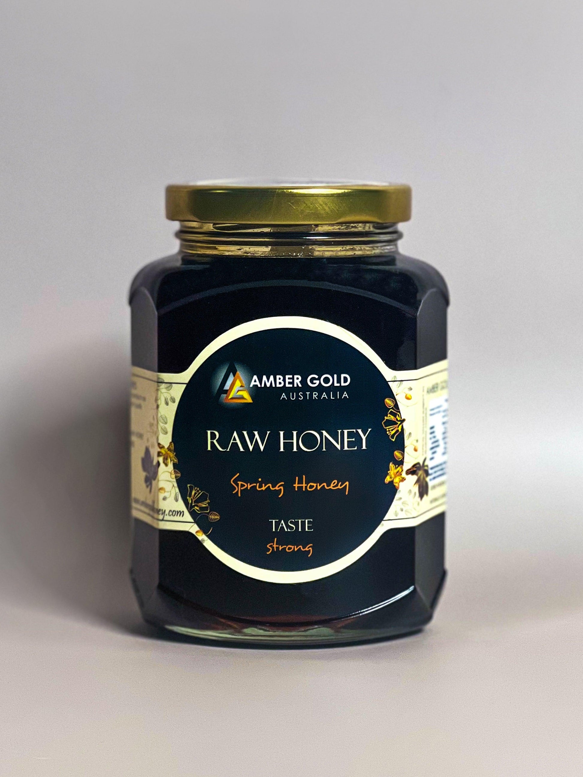 Black Spring Honey - Amber Gold Honey