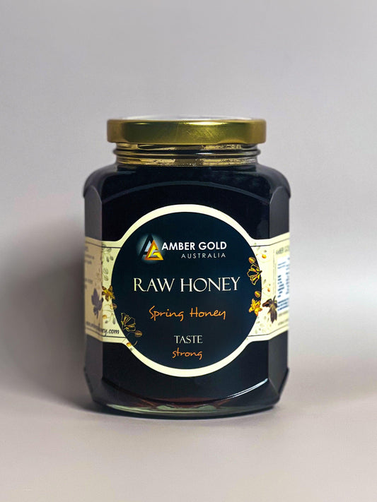 Black Spring Honey - Amber Gold Honey