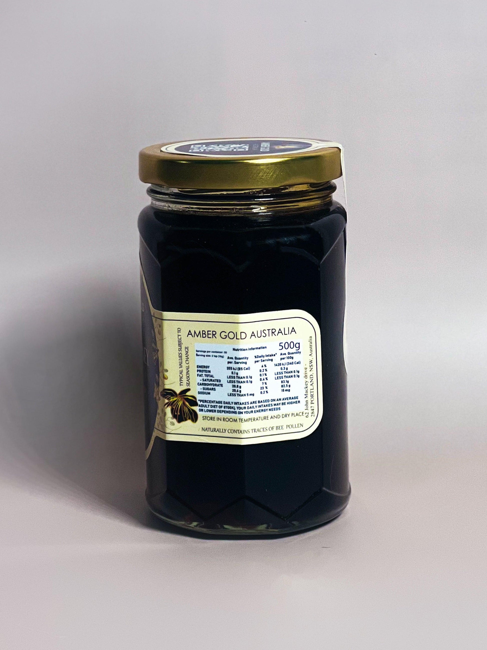 Black Spring Honey - Amber Gold Honey