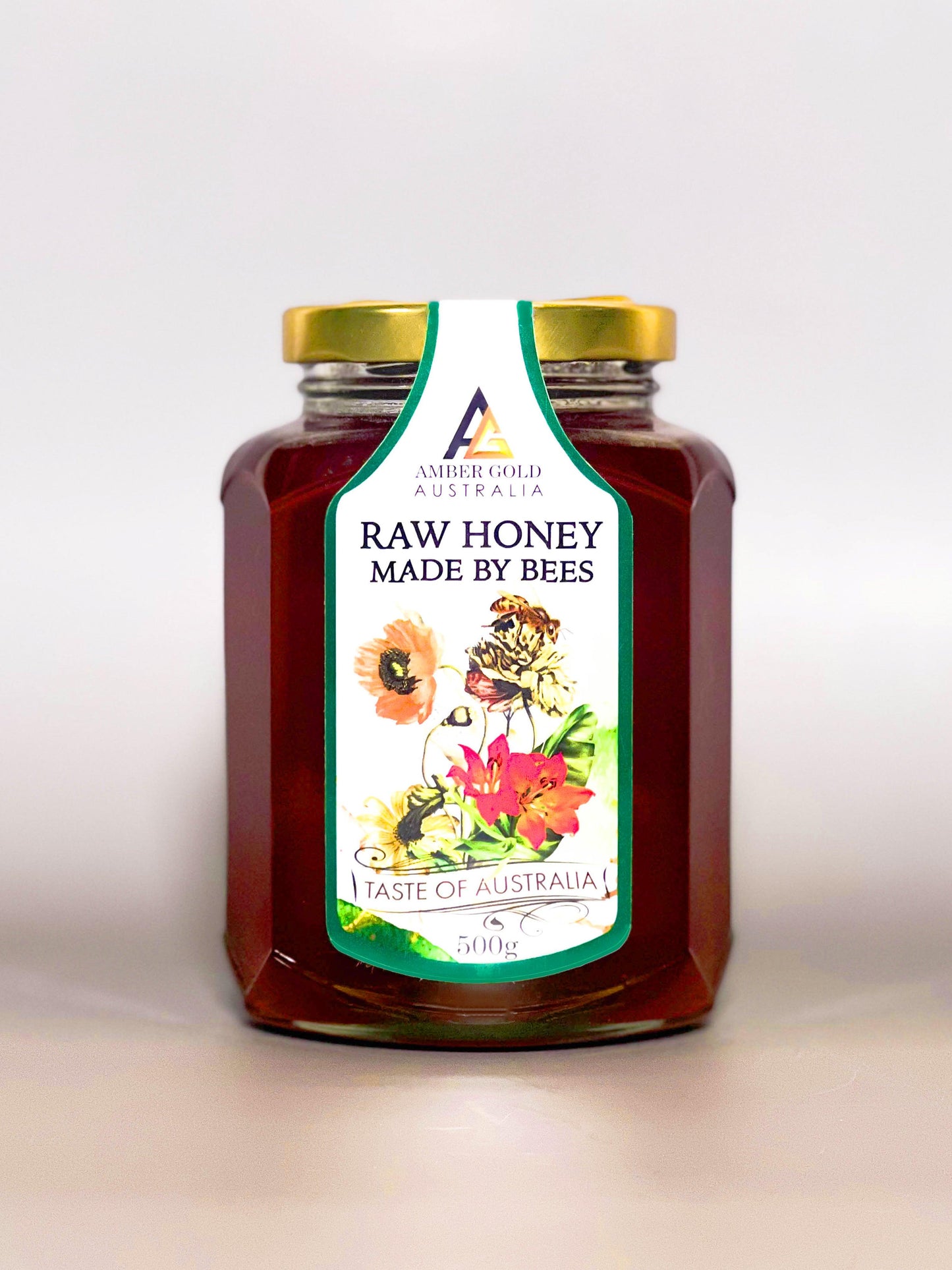 Peppermint Box - Amber Gold Honey